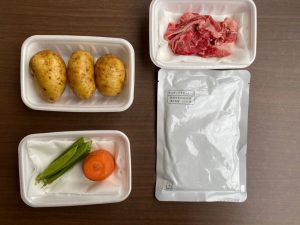 スープ肉じゃが材料